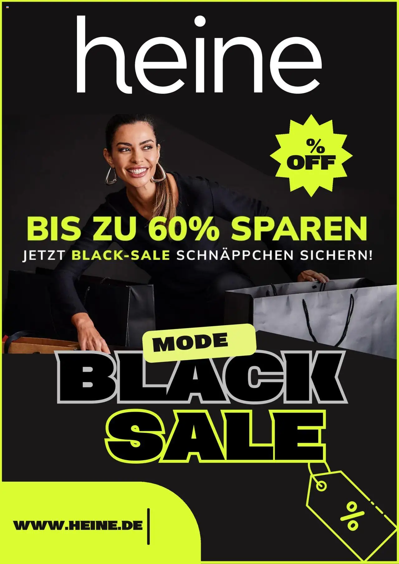 Heine Black Friday November 2024 Wöchentliche Angebote, Rabatte, Ermäßigungen und digitale Gutscheine.