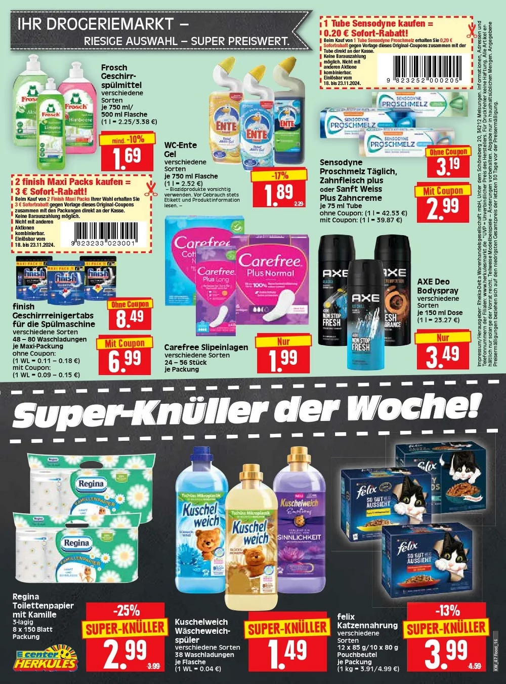 Herkules E Center Black Friday November 2024 Wöchentliche Angebote, Rabatte, Ermäßigungen und digitale Gutscheine.