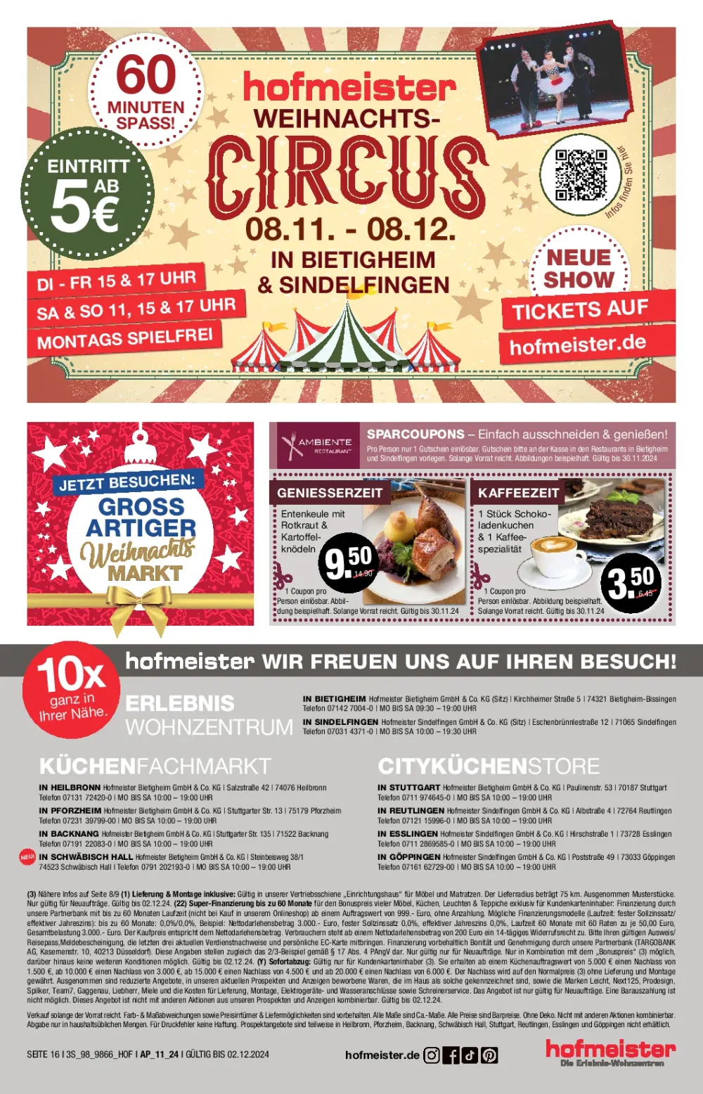 Hofmeister Black Friday November 2024 Wöchentliche Angebote, Rabatte, Ermäßigungen und digitale Gutscheine.