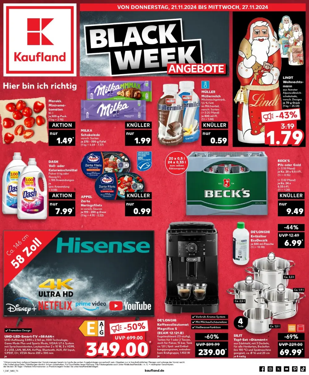 Kaufland Prospekt KW47 Black Week 2024