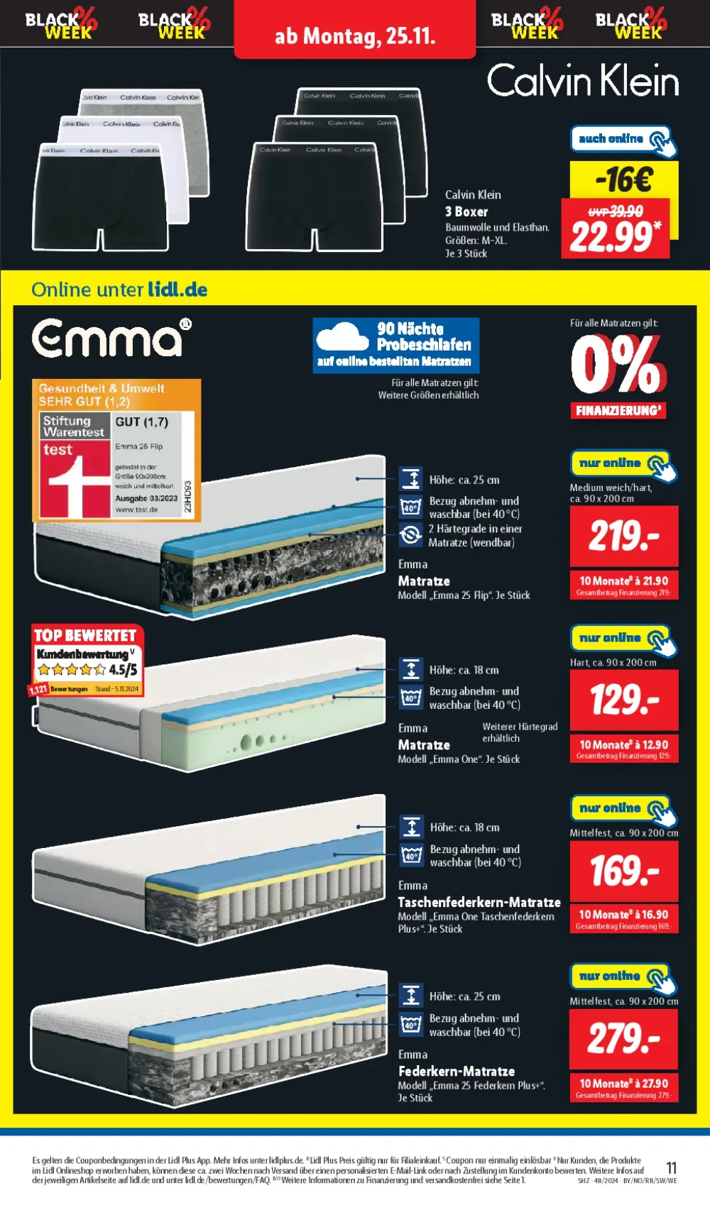 Lidl Black Friday November 2024 Wöchentliche Angebote, Rabatte, Ermäßigungen und digitale Gutscheine.