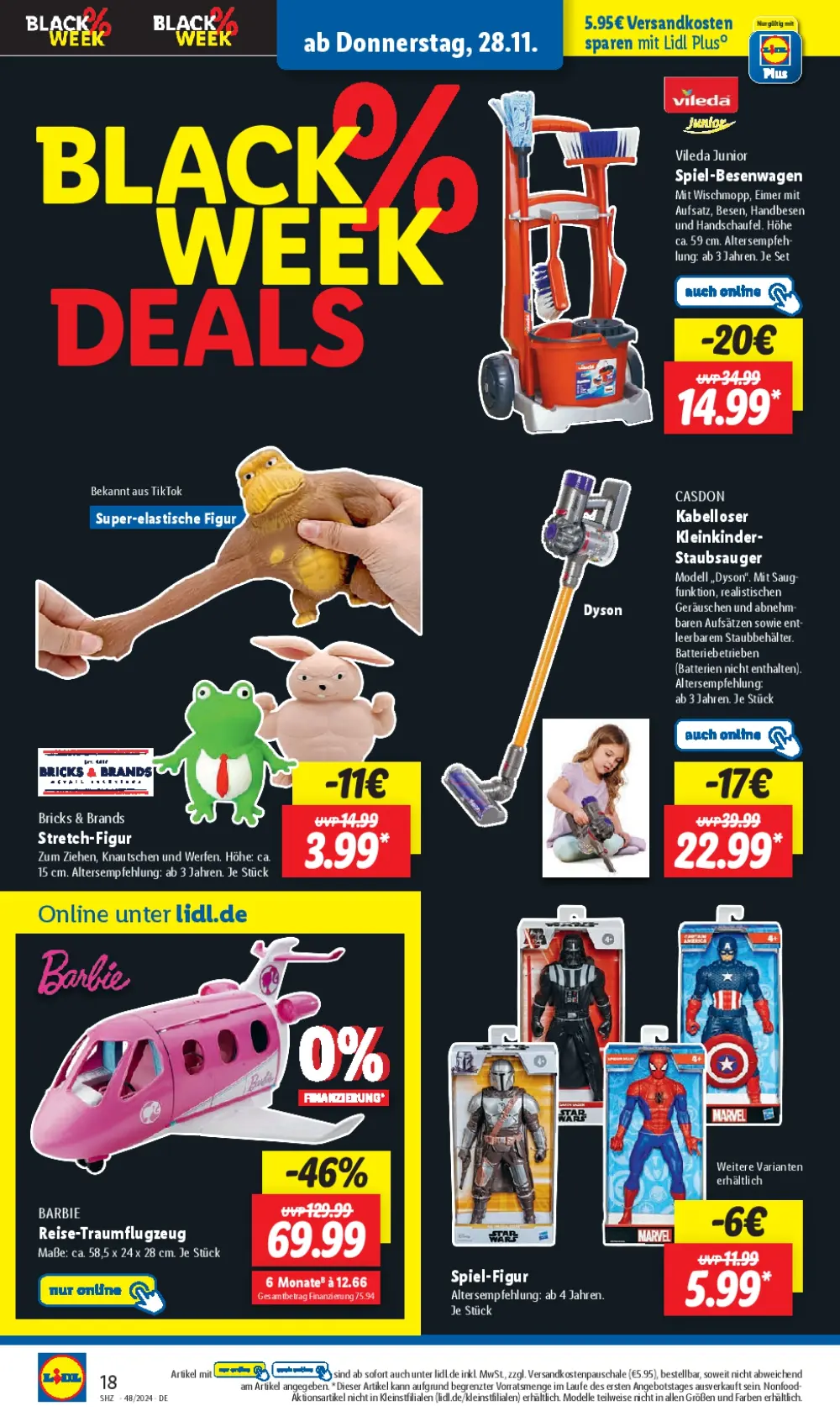 Lidl Black Friday November 2024 Wöchentliche Angebote, Rabatte, Ermäßigungen und digitale Gutscheine.