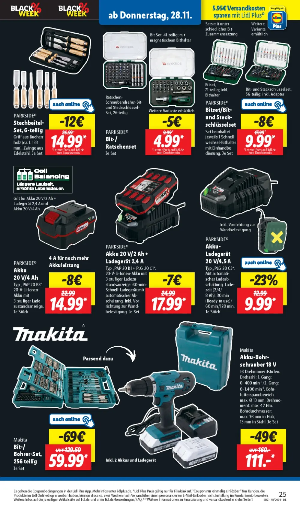 Lidl Black Friday November 2024 Wöchentliche Angebote, Rabatte, Ermäßigungen und digitale Gutscheine.