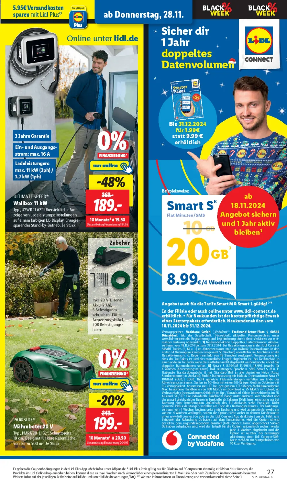 Lidl Black Friday November 2024 Wöchentliche Angebote, Rabatte, Ermäßigungen und digitale Gutscheine.