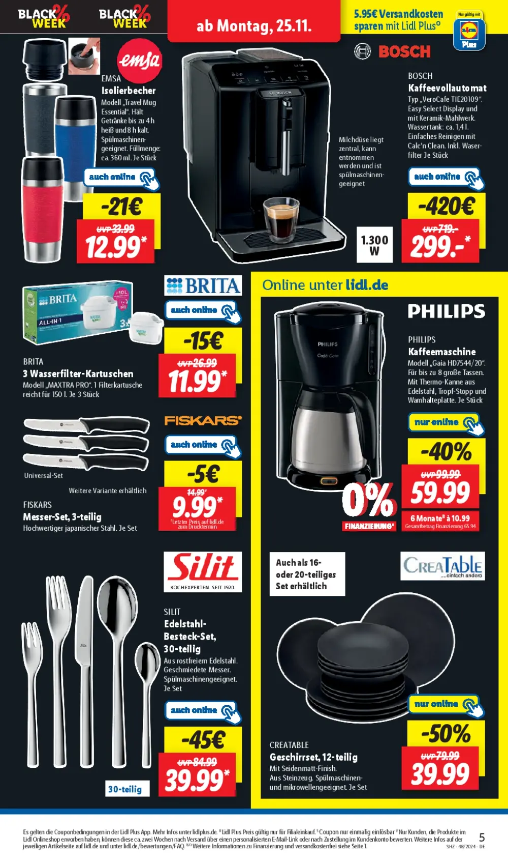 Lidl Black Friday November 2024 Wöchentliche Angebote, Rabatte, Ermäßigungen und digitale Gutscheine.