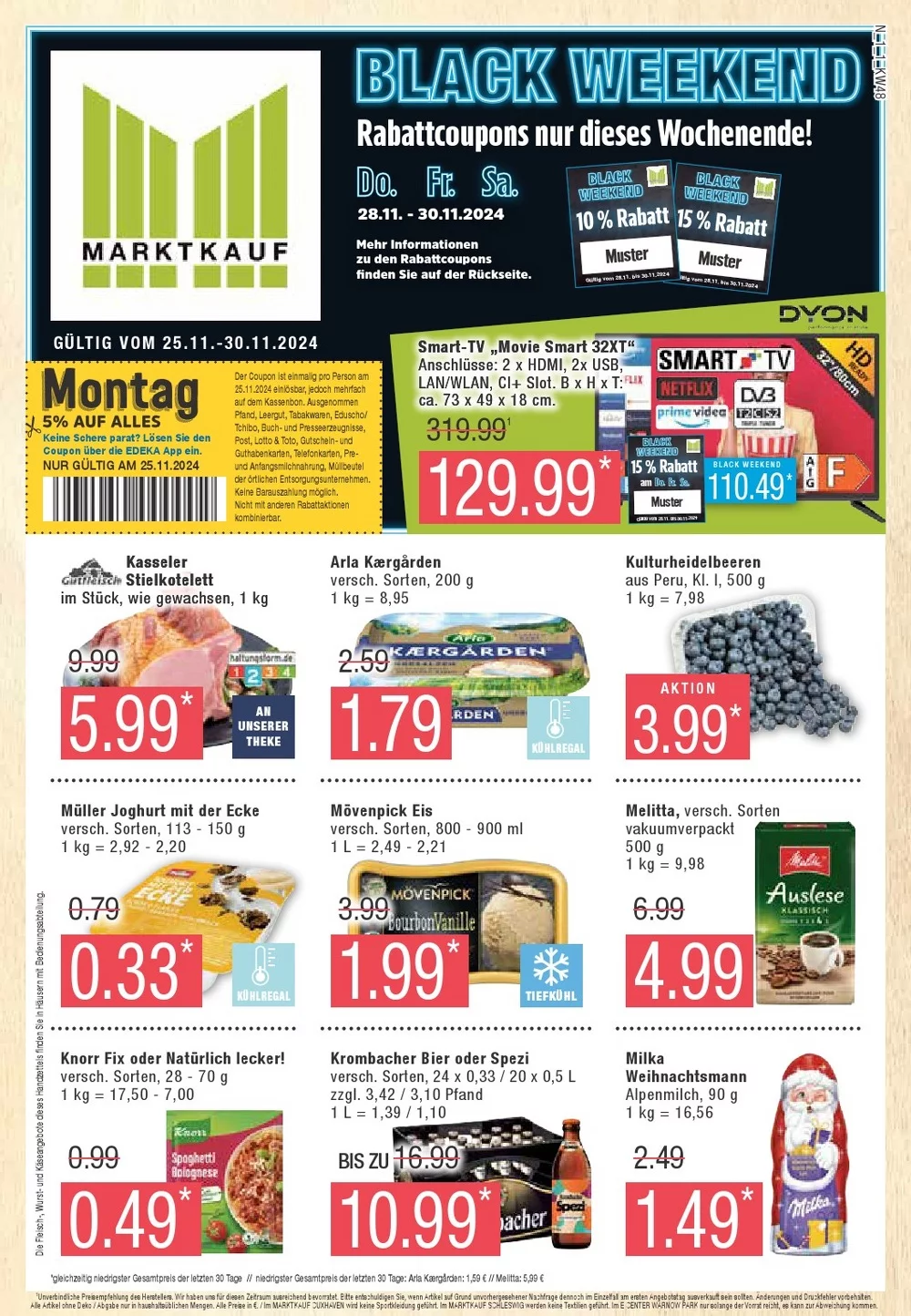 Marktkauf Nord Prospekt KW48 Black Friday