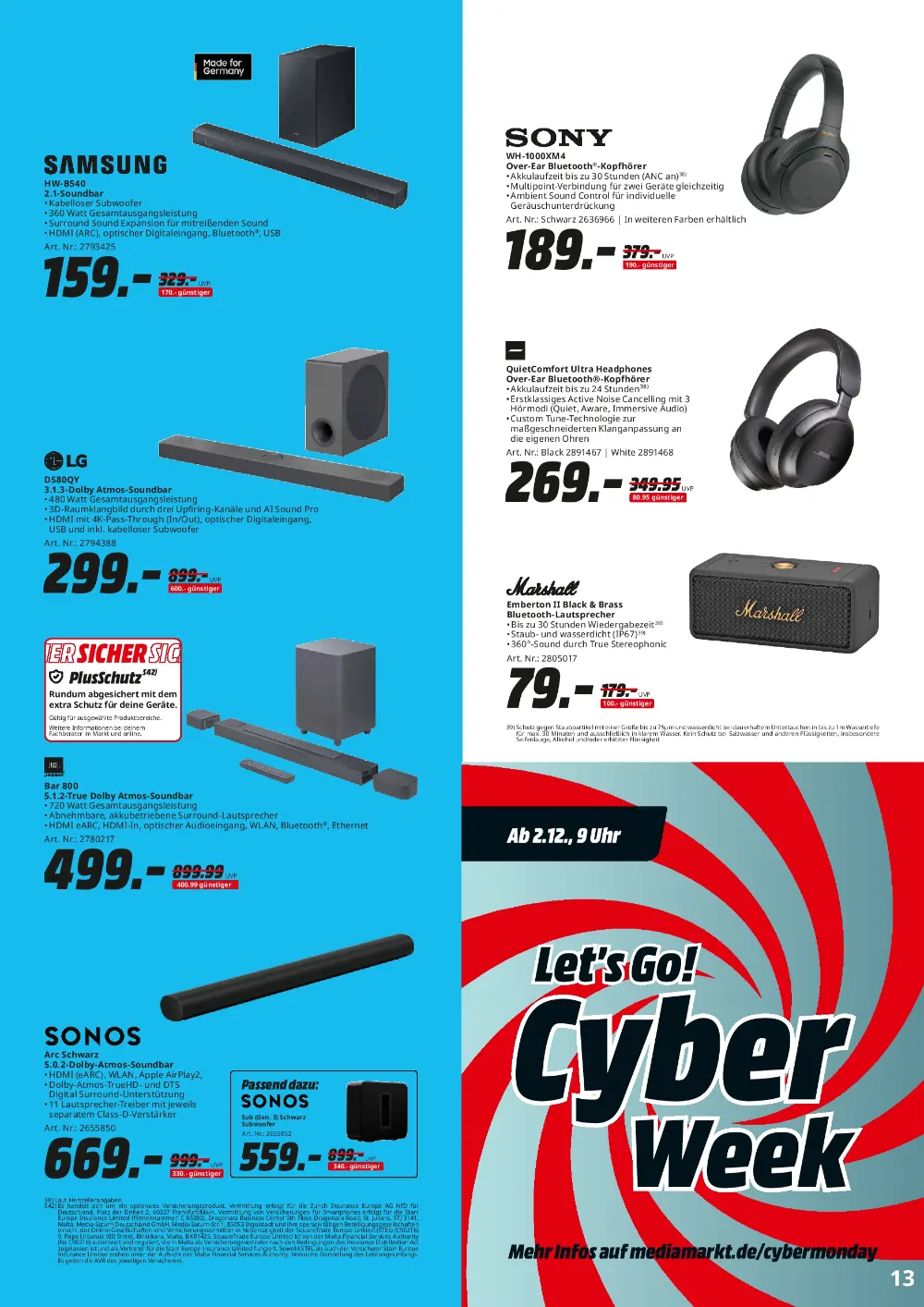 MediaMarkt Black Friday November 2024 Wöchentliche Angebote, Rabatte, Ermäßigungen und digitale Gutscheine.