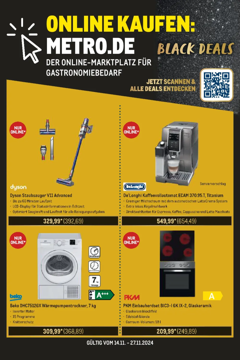 Metro November 2024 Wöchentliche Angebote, Rabatte, Ermäßigungen und digitale Gutscheine.