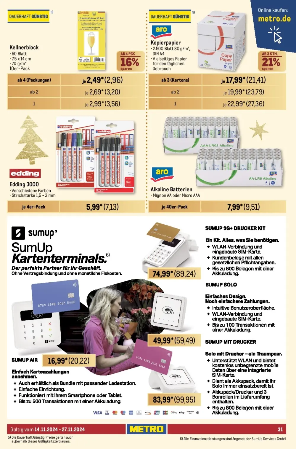 Metro November 2024 Wöchentliche Angebote, Rabatte, Ermäßigungen und digitale Gutscheine.