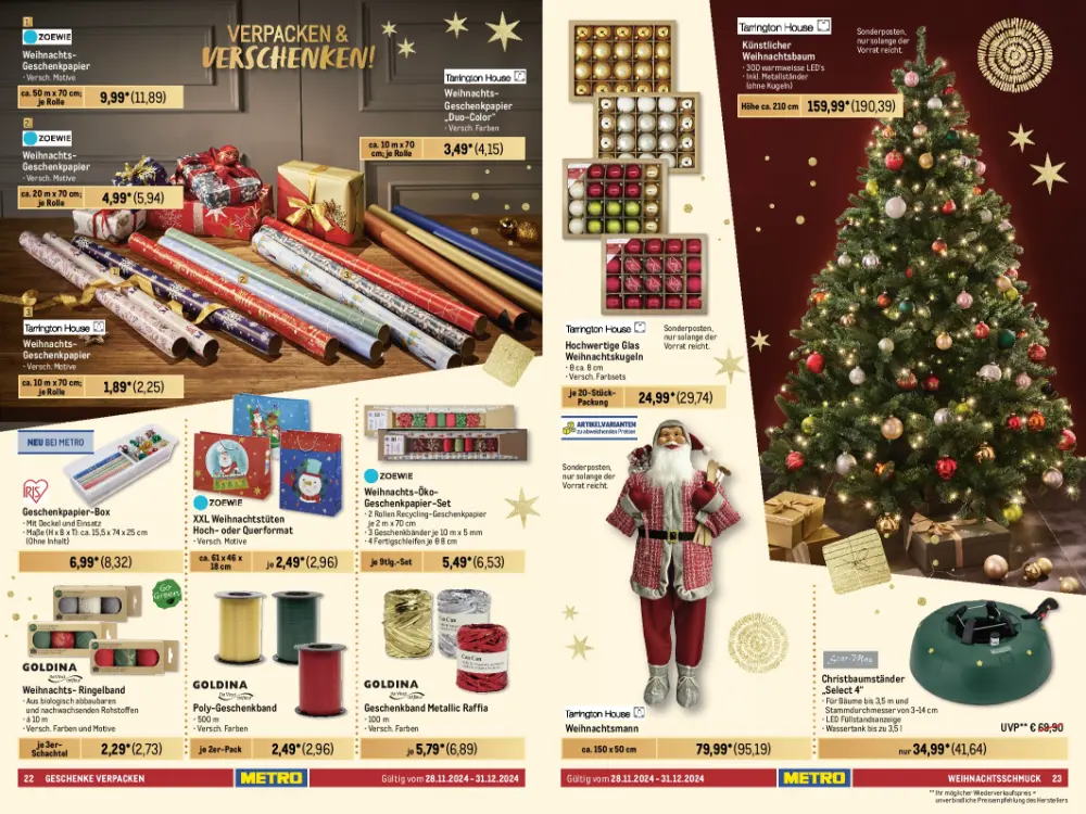 Metro Weihnachten January 2025 Wöchentliche Angebote, Rabatte, Ermäßigungen und digitale Gutscheine.