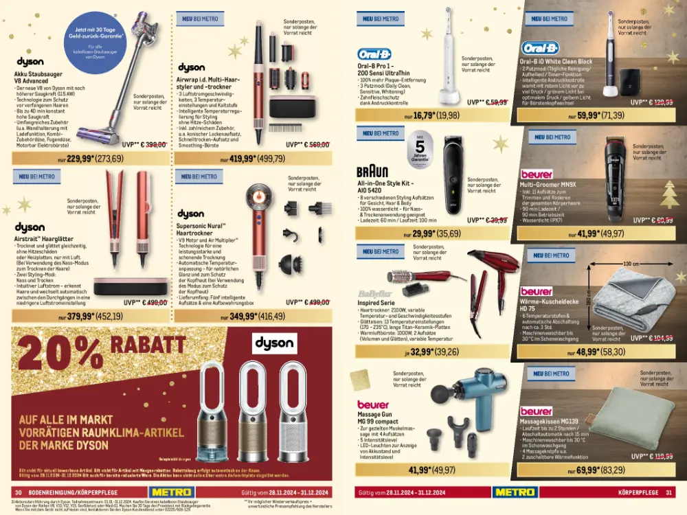 Metro Weihnachten January 2025 Wöchentliche Angebote, Rabatte, Ermäßigungen und digitale Gutscheine.