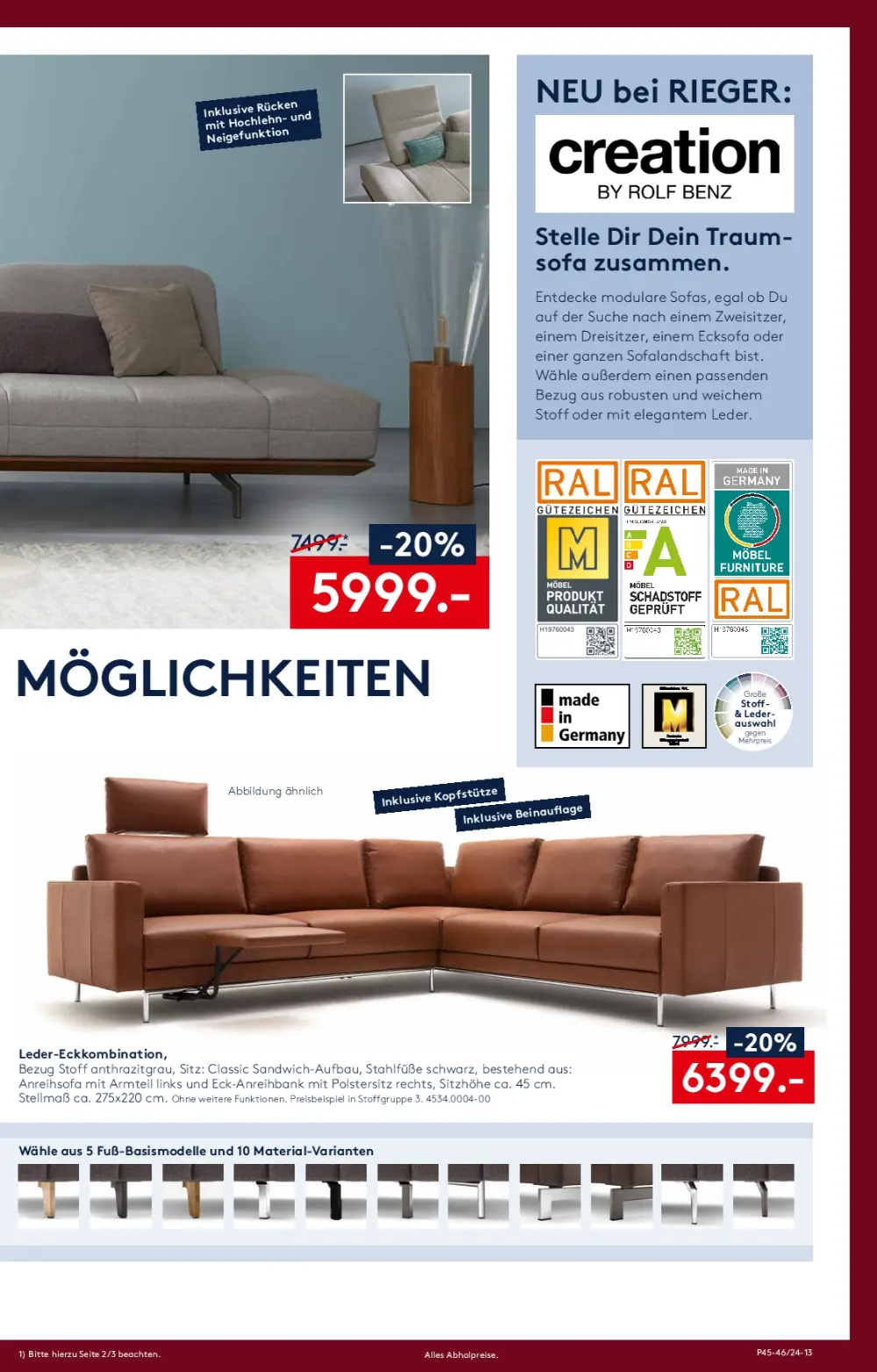 Möbel Rieger Black Friday November 2024 Wöchentliche Angebote, Rabatte, Ermäßigungen und digitale Gutscheine.