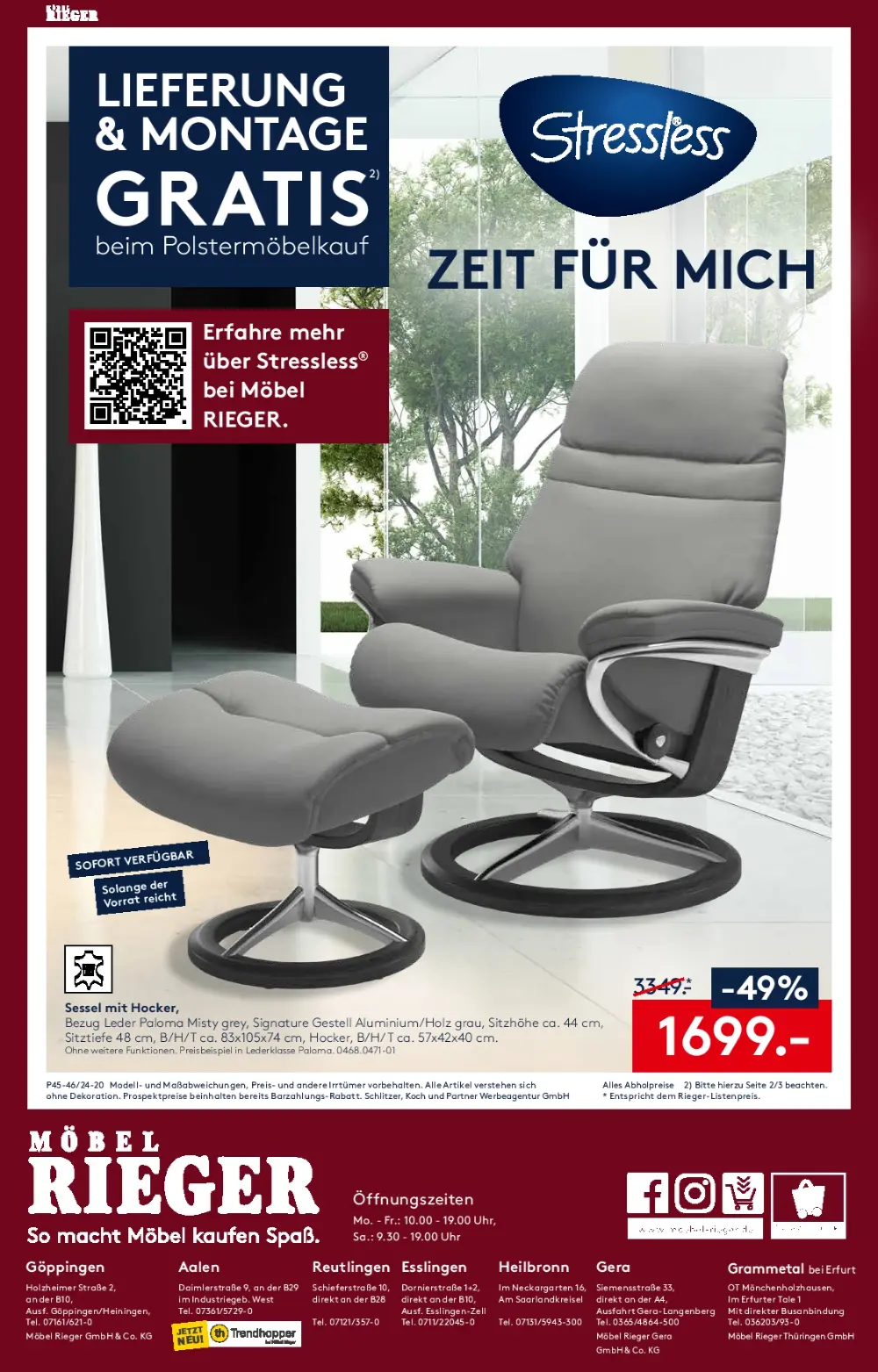 Möbel Rieger Black Friday November 2024 Wöchentliche Angebote, Rabatte, Ermäßigungen und digitale Gutscheine.