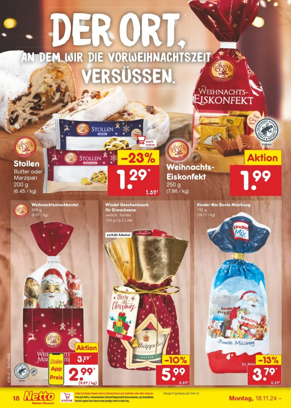 Netto Marken-Discount Black Friday November 2024 Wöchentliche Angebote, Rabatte, Ermäßigungen und digitale Gutscheine.