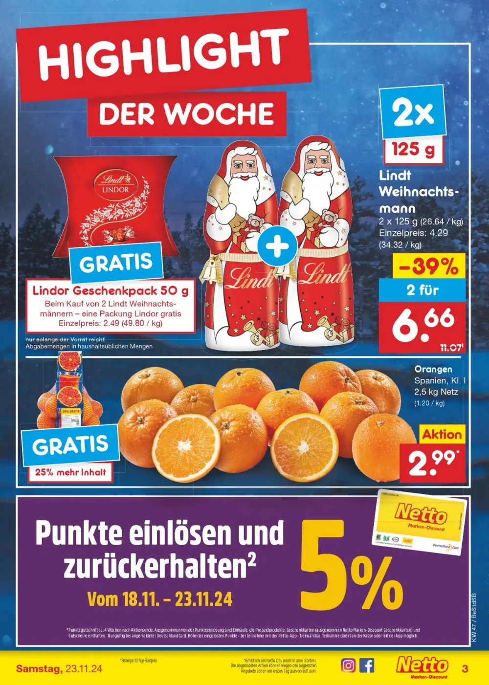 Netto Marken-Discount Black Friday November 2024 Wöchentliche Angebote, Rabatte, Ermäßigungen und digitale Gutscheine.