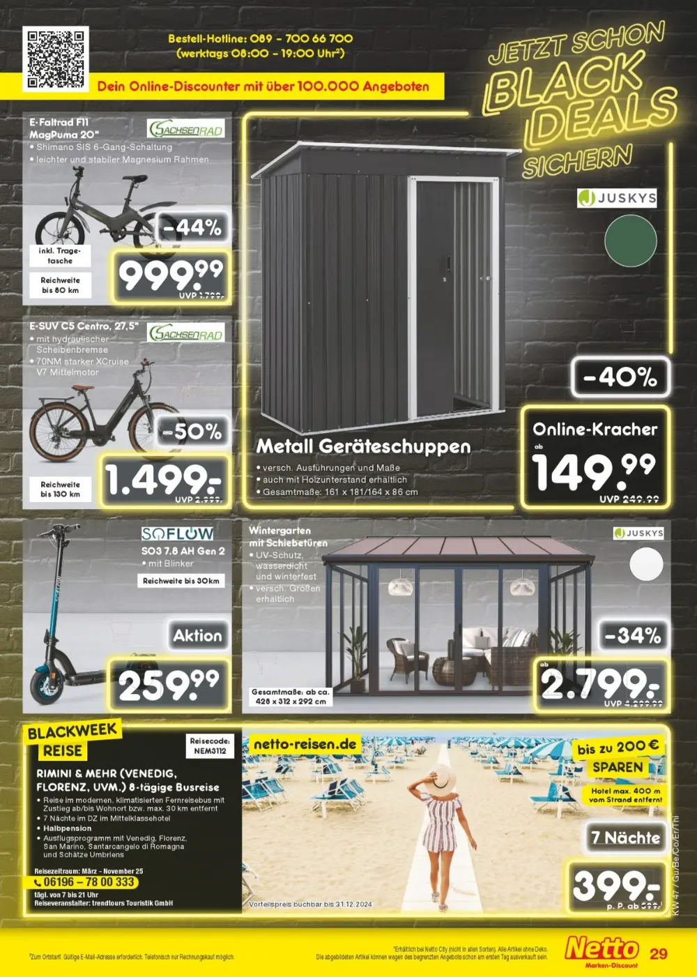 Netto Marken-Discount Black Friday November 2024 Wöchentliche Angebote, Rabatte, Ermäßigungen und digitale Gutscheine.