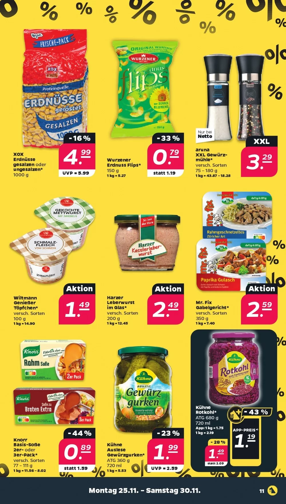 Netto Black Friday November 2024 Wöchentliche Angebote, Rabatte, Ermäßigungen und digitale Gutscheine.