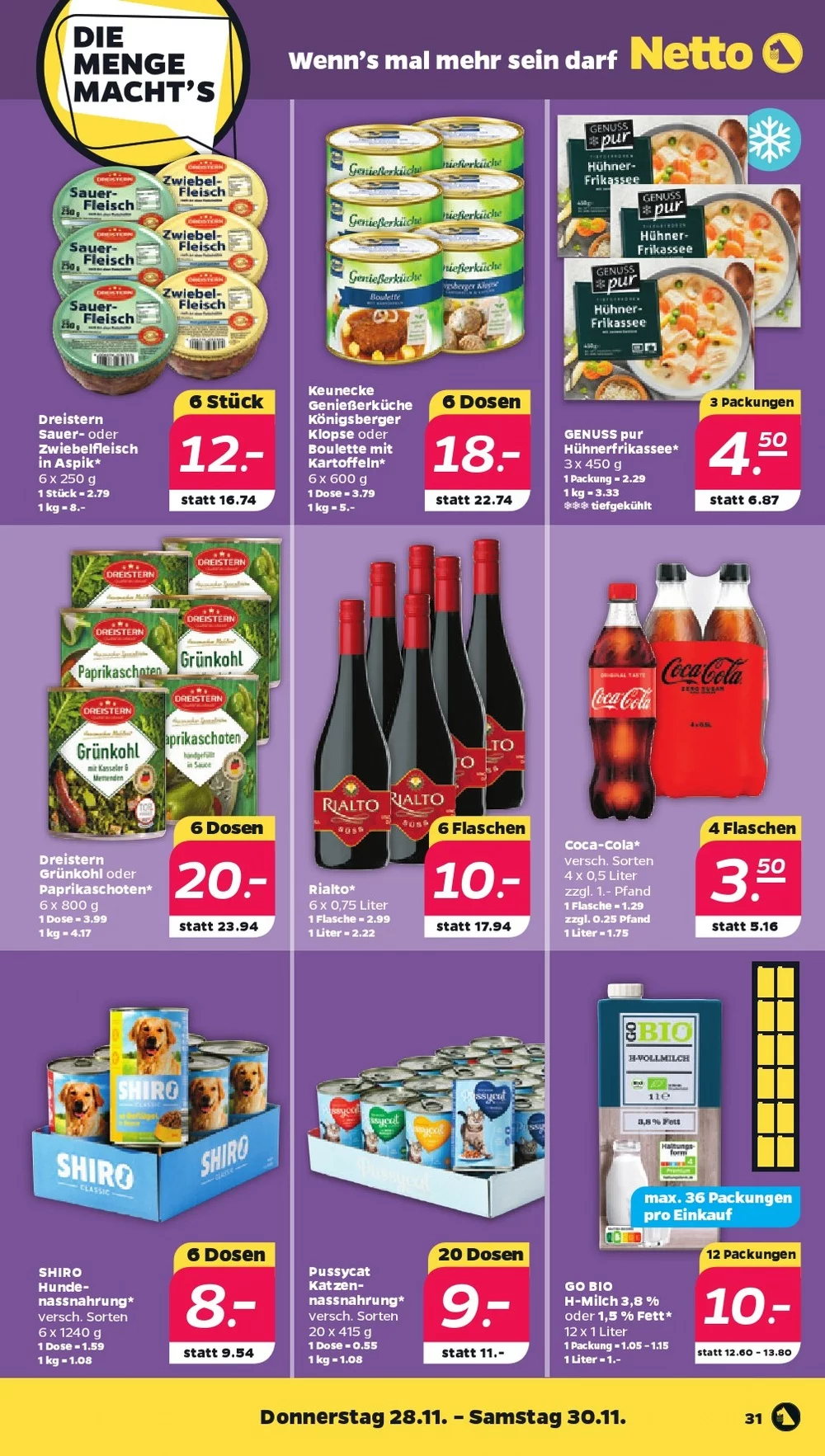 Netto Black Friday November 2024 Wöchentliche Angebote, Rabatte, Ermäßigungen und digitale Gutscheine.