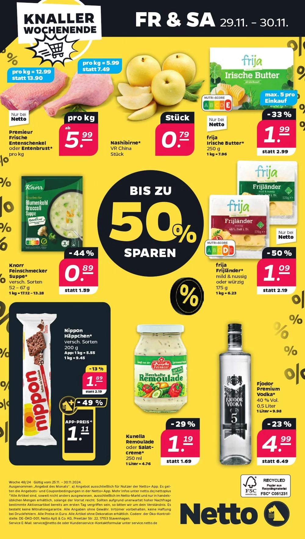 Netto Black Friday November 2024 Wöchentliche Angebote, Rabatte, Ermäßigungen und digitale Gutscheine.