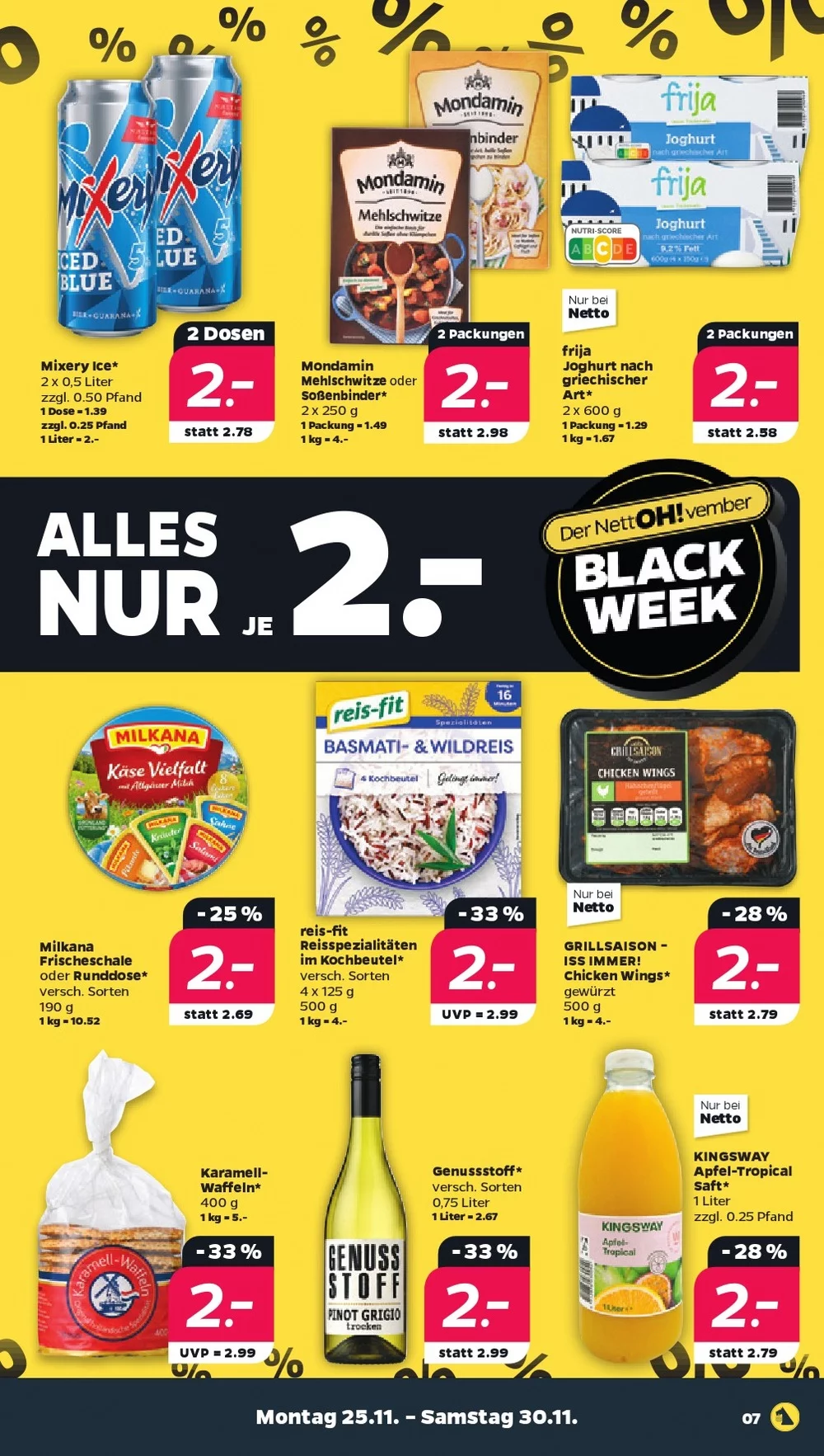 Netto Black Friday November 2024 Wöchentliche Angebote, Rabatte, Ermäßigungen und digitale Gutscheine.