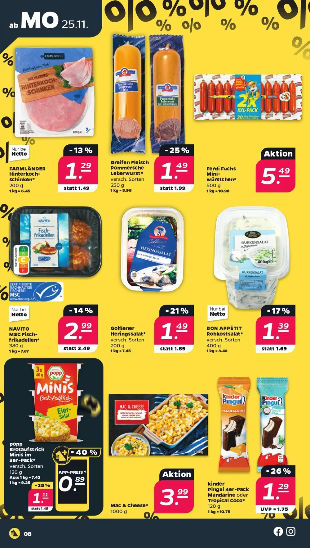 Netto Black Friday November 2024 Wöchentliche Angebote, Rabatte, Ermäßigungen und digitale Gutscheine.