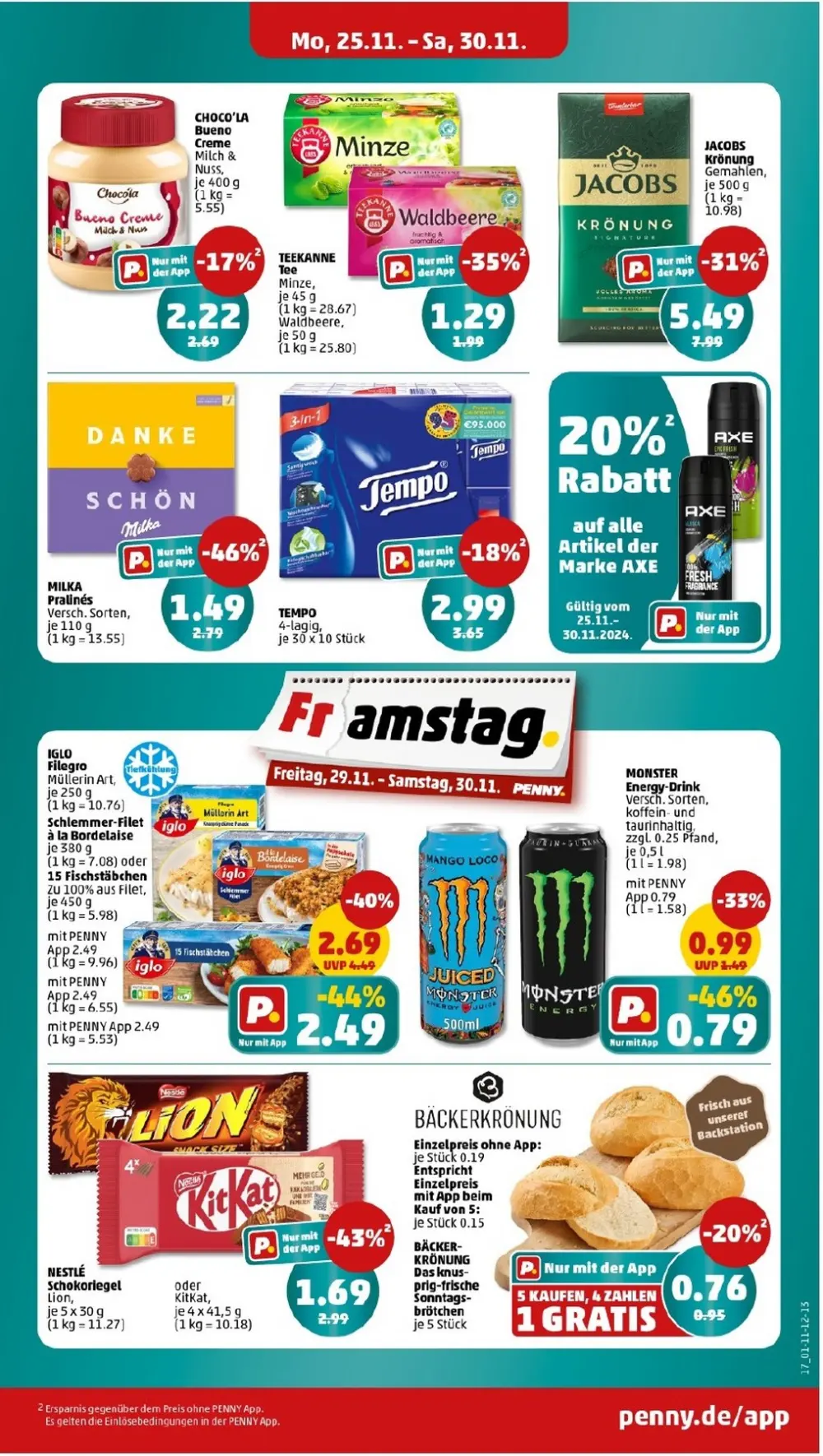 Penny Black Friday December 2024 Wöchentliche Angebote, Rabatte, Ermäßigungen und digitale Gutscheine.