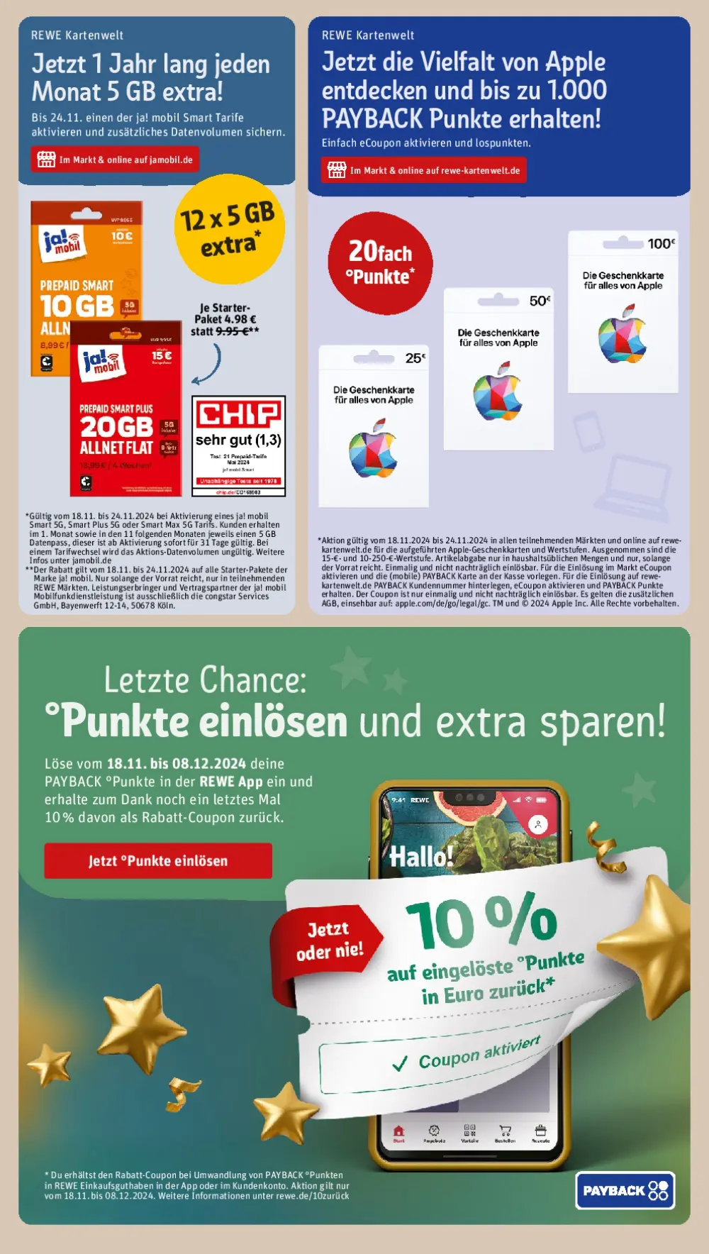 Rewe Black Friday November 2024 Wöchentliche Angebote, Rabatte, Ermäßigungen und digitale Gutscheine.