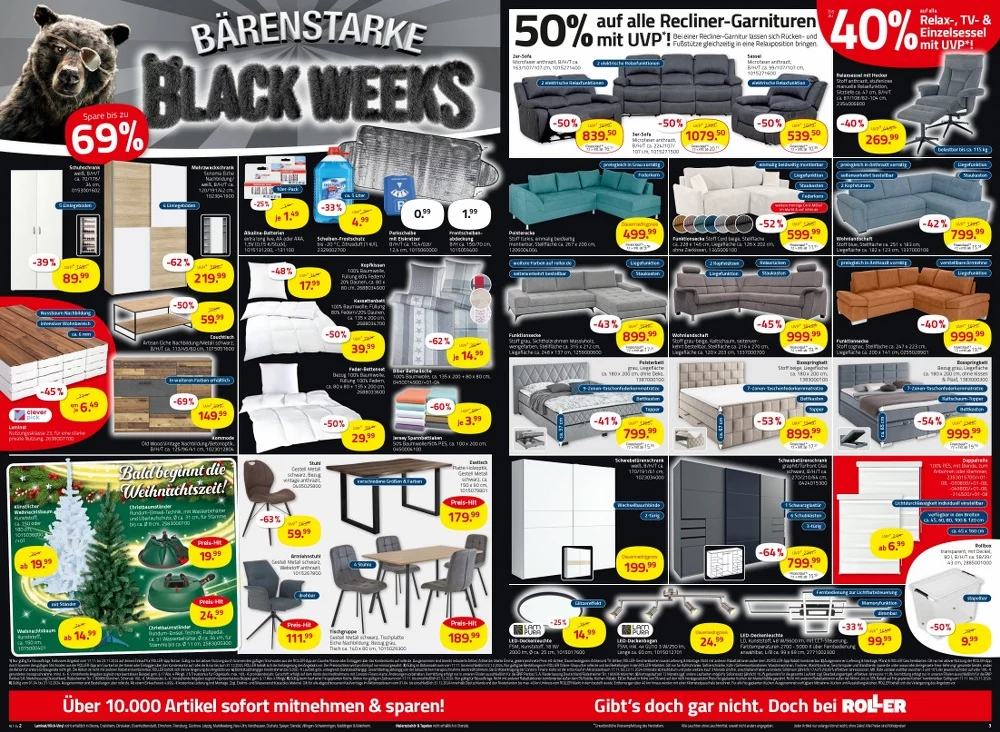 Roller Prospekt November 2024 Wöchentliche Angebote, Rabatte, Ermäßigungen und digitale Gutscheine.