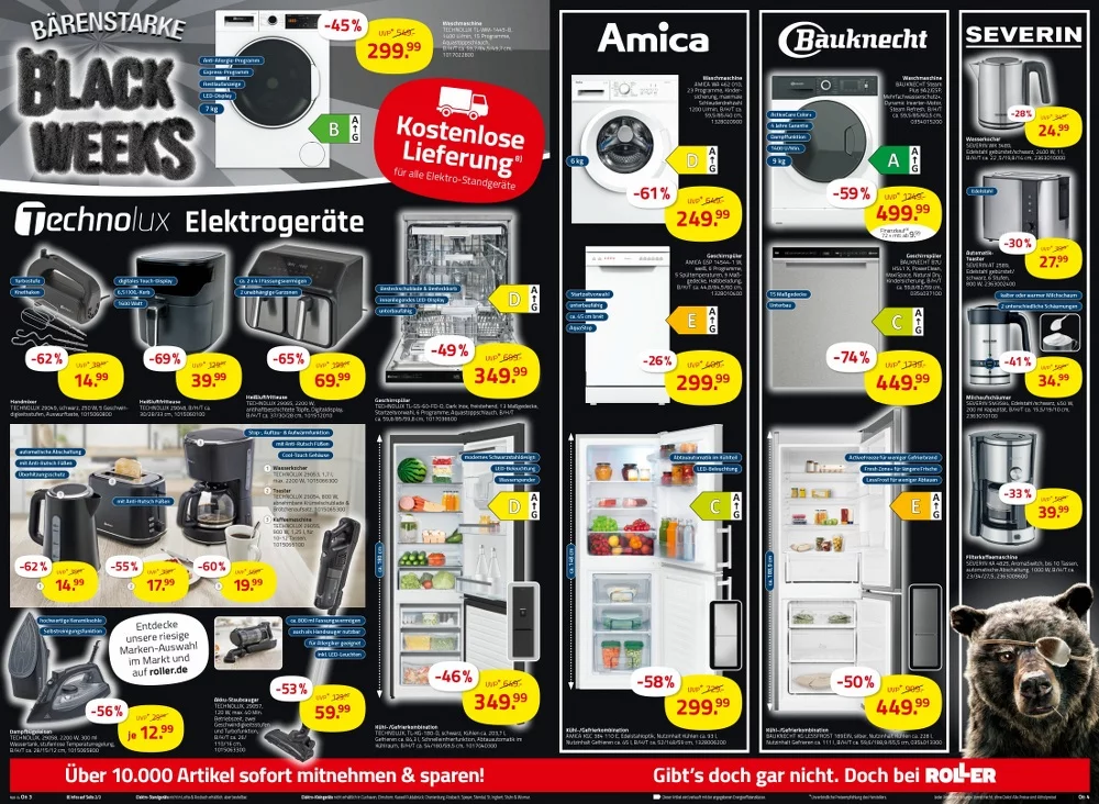 Roller Black Friday November 2024 Wöchentliche Angebote, Rabatte, Ermäßigungen und digitale Gutscheine.