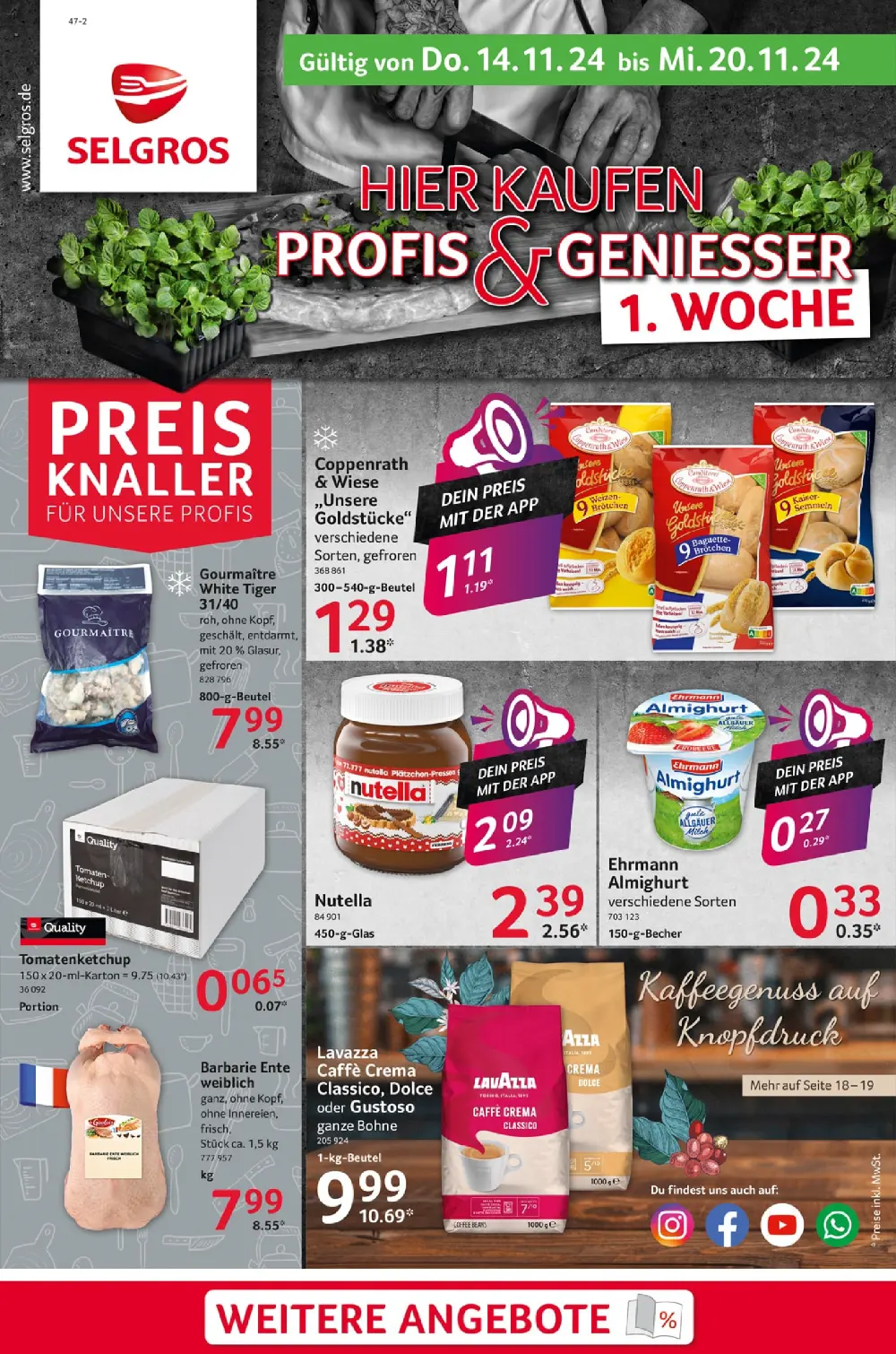 Selgros Food Prospekt KW46