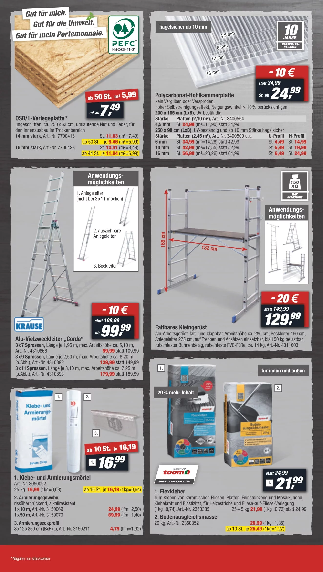 Toom Baumarkt Black Friday November 2024 Wöchentliche Angebote, Rabatte, Ermäßigungen und digitale Gutscheine.