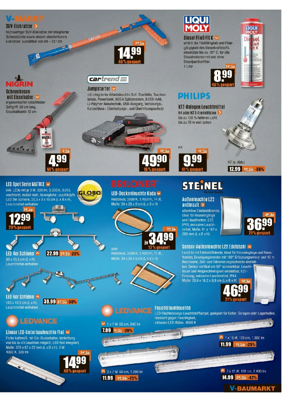 V-Baumarkt Prospekt December 2024 Wöchentliche Angebote, Rabatte, Ermäßigungen und digitale Gutscheine.