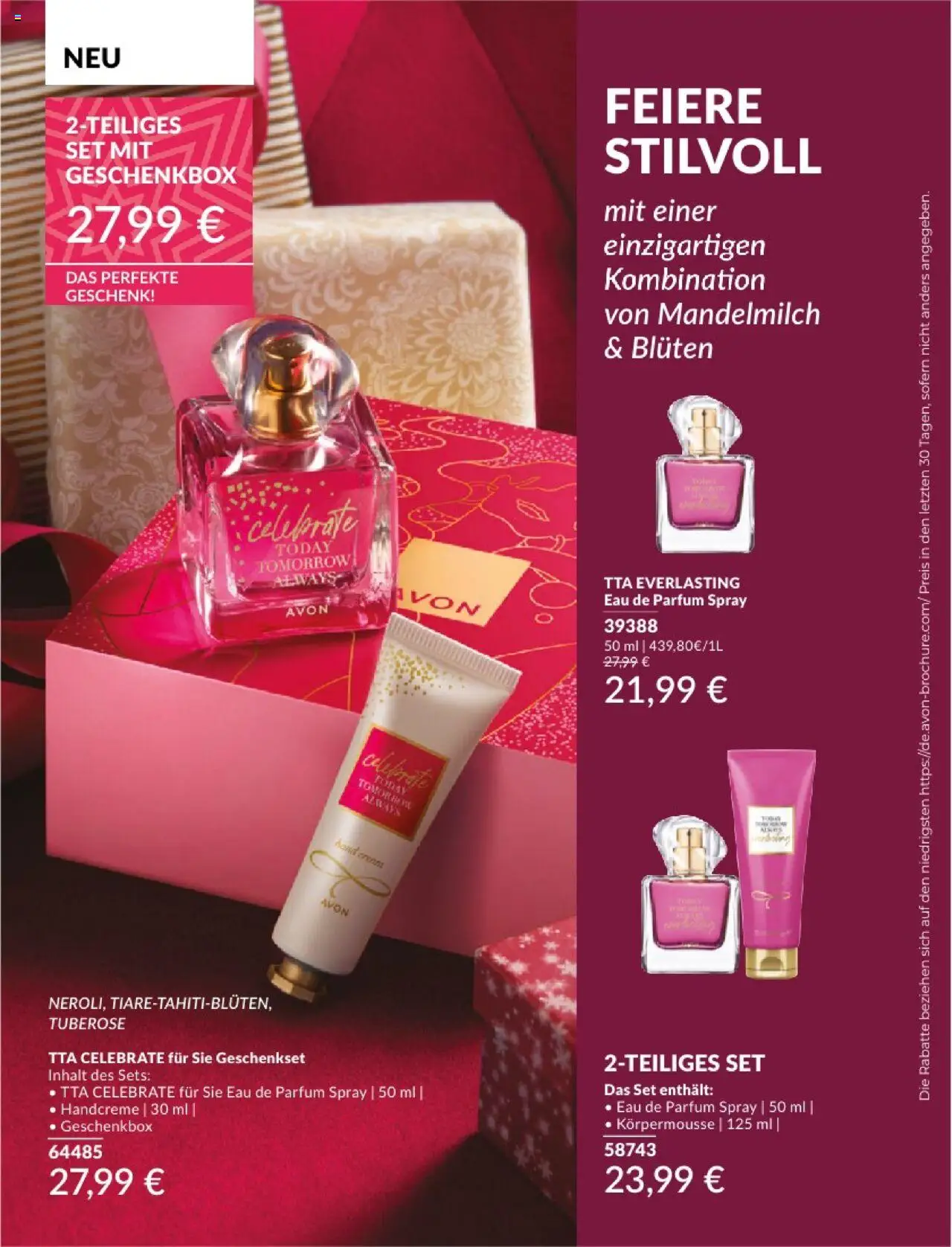 Avon Weihnachten December 2024 Wöchentliche Angebote, Rabatte, Ermäßigungen und digitale Gutscheine.