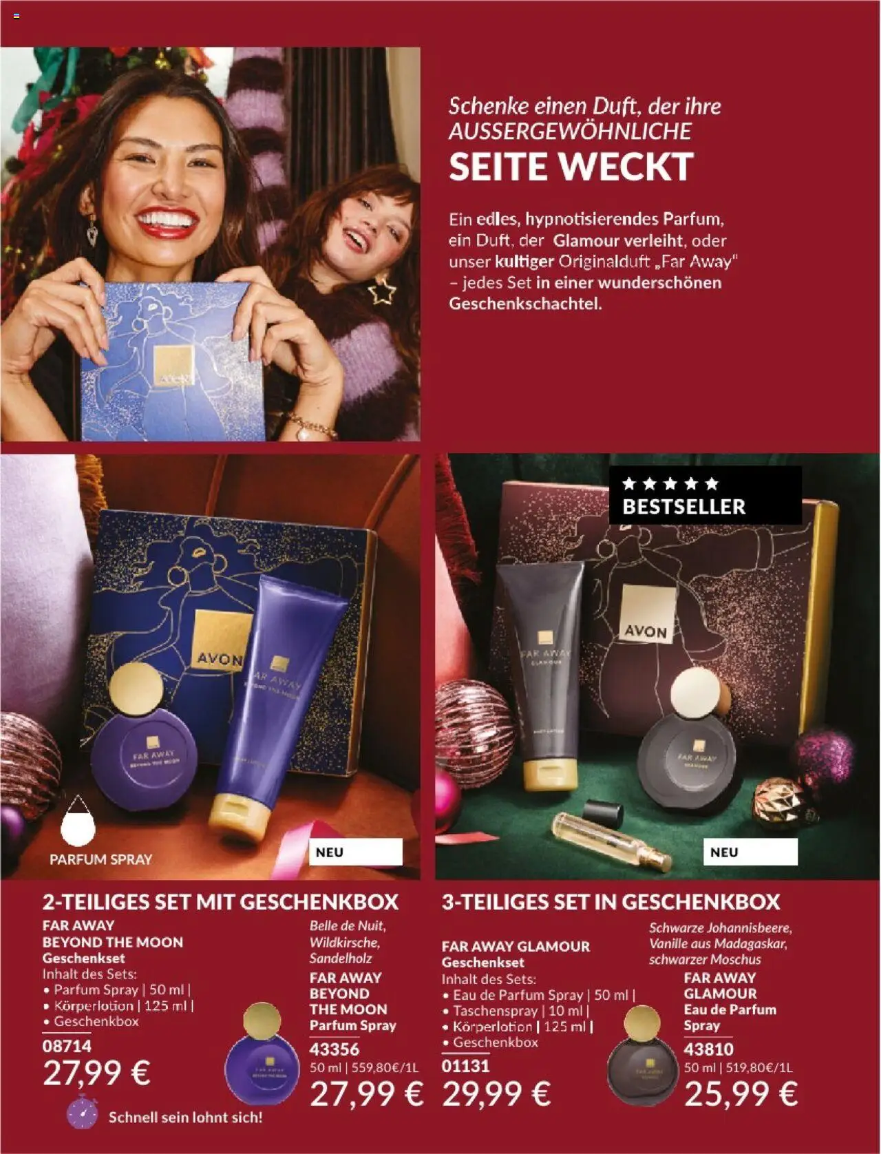 Avon Weihnachten December 2024 Wöchentliche Angebote, Rabatte, Ermäßigungen und digitale Gutscheine.