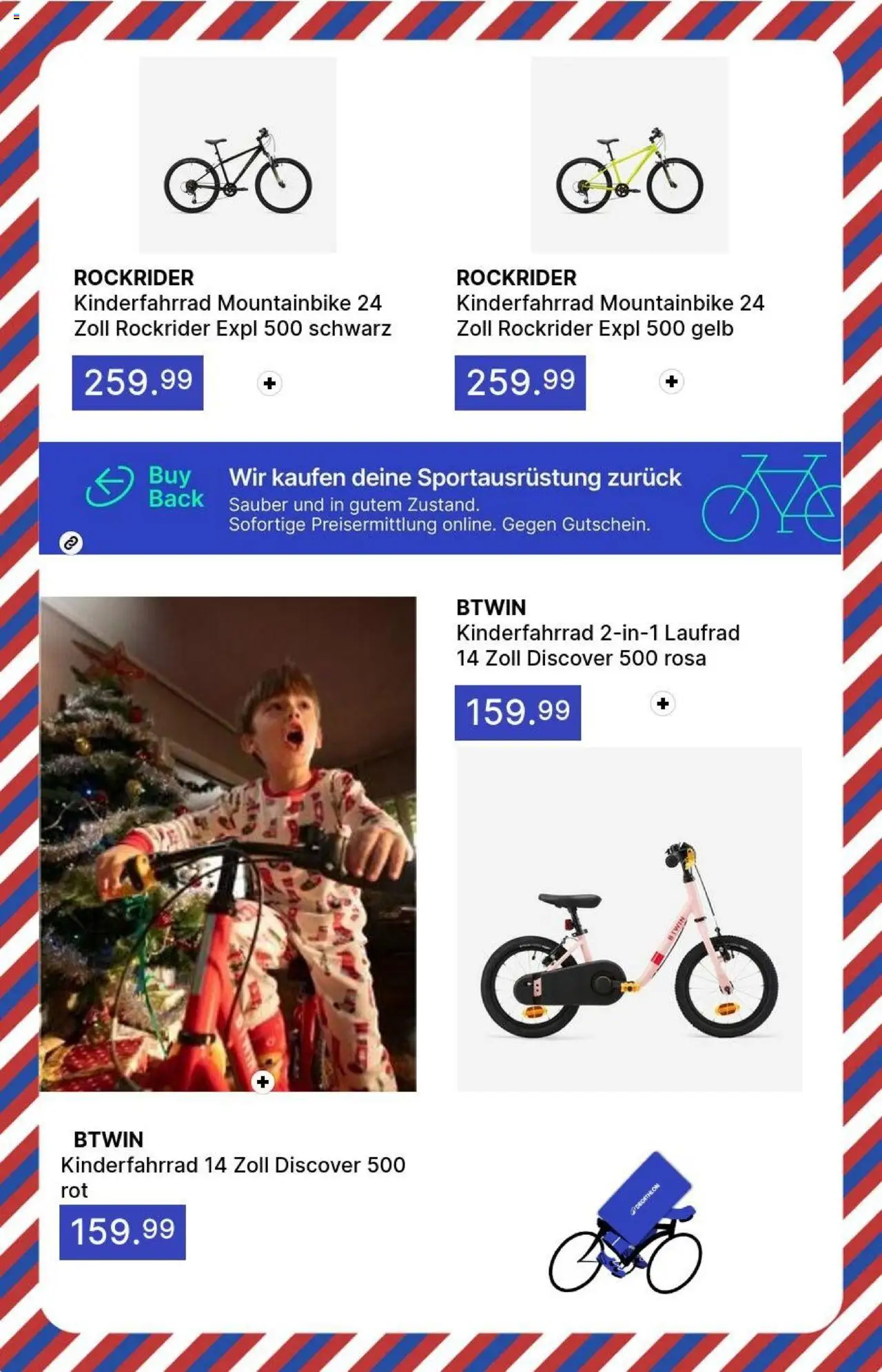 Decathlon Weihnachten December 2024 Wöchentliche Angebote, Rabatte, Ermäßigungen und digitale Gutscheine.