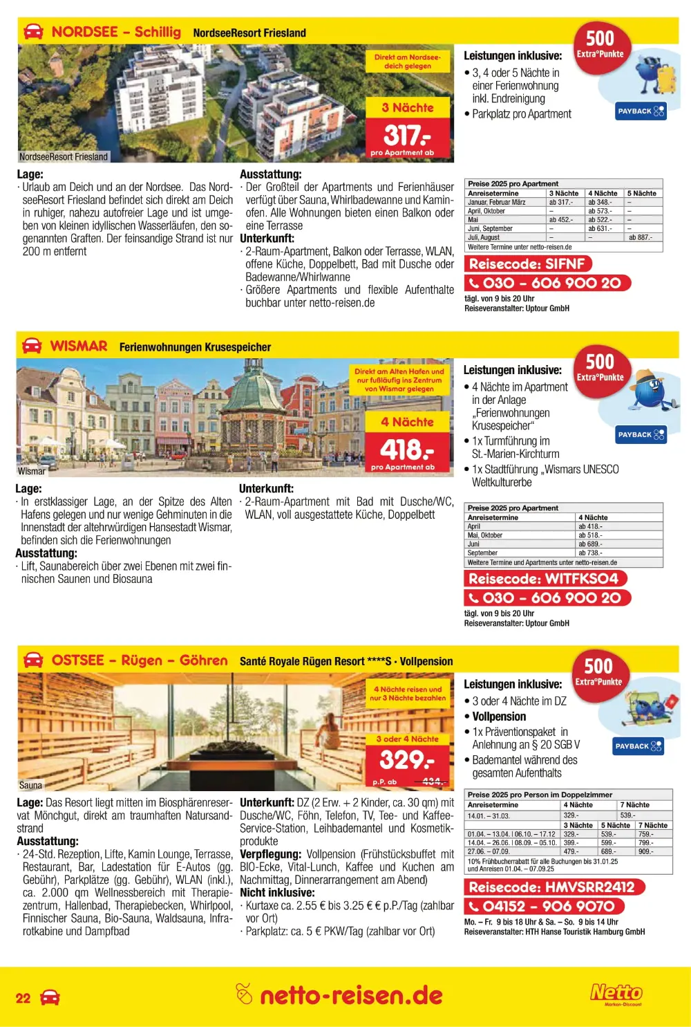 Netto Marken-Discount Reisen January 2025 Wöchentliche Angebote, Rabatte, Ermäßigungen und digitale Gutscheine.