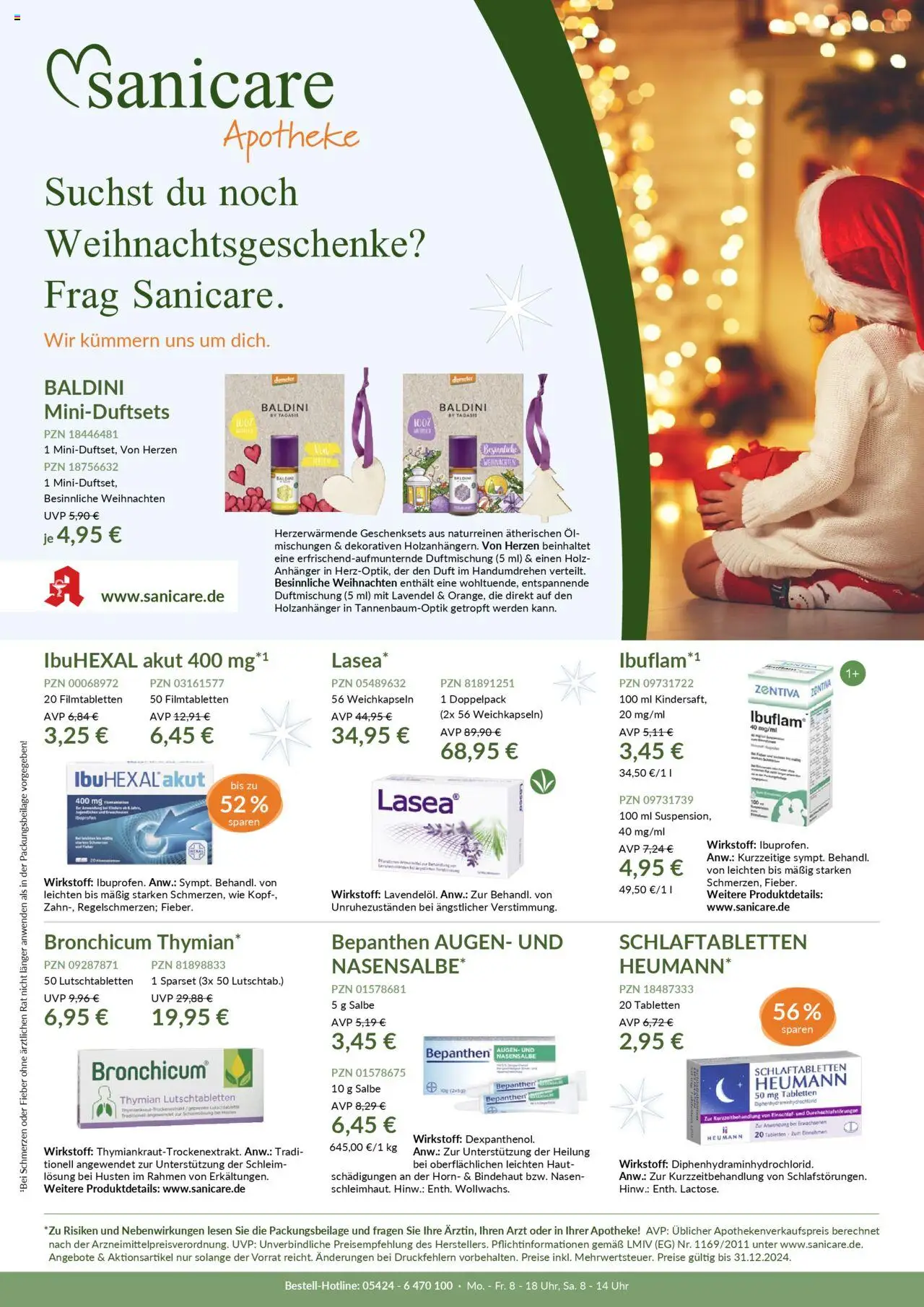 Sanicare Weihnachten Prospekt 2024