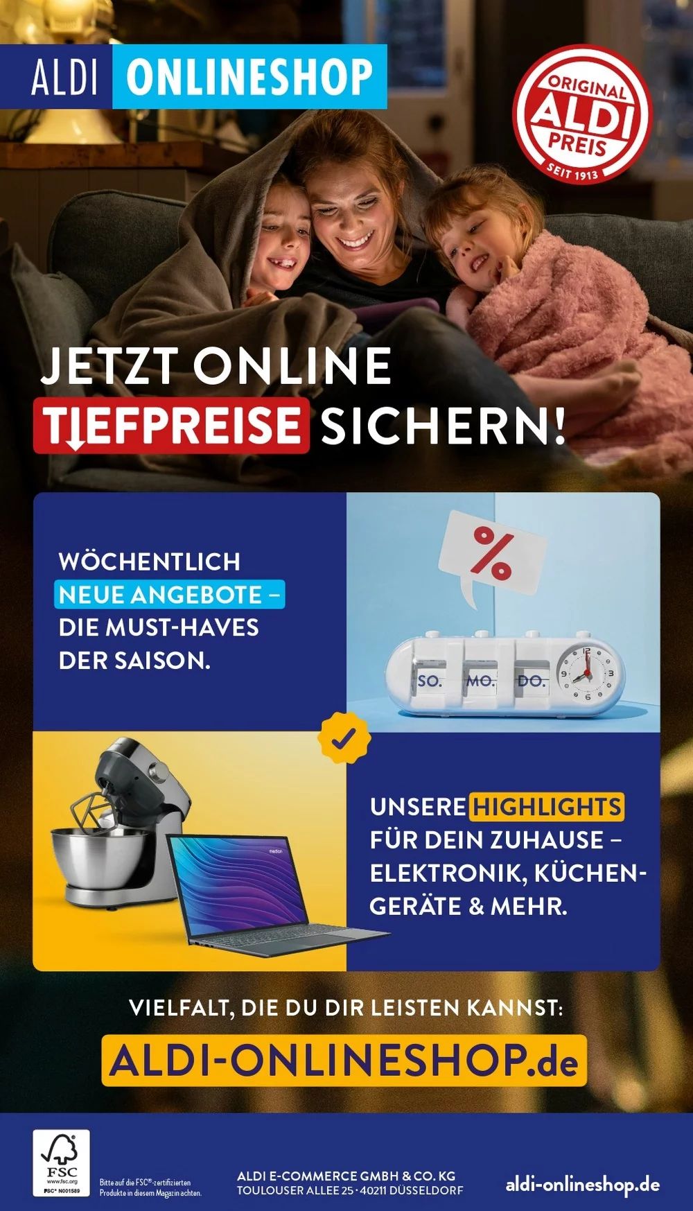 Aldi Nord January 2025 Wöchentliche Angebote, Rabatte, Ermäßigungen und digitale Gutscheine.