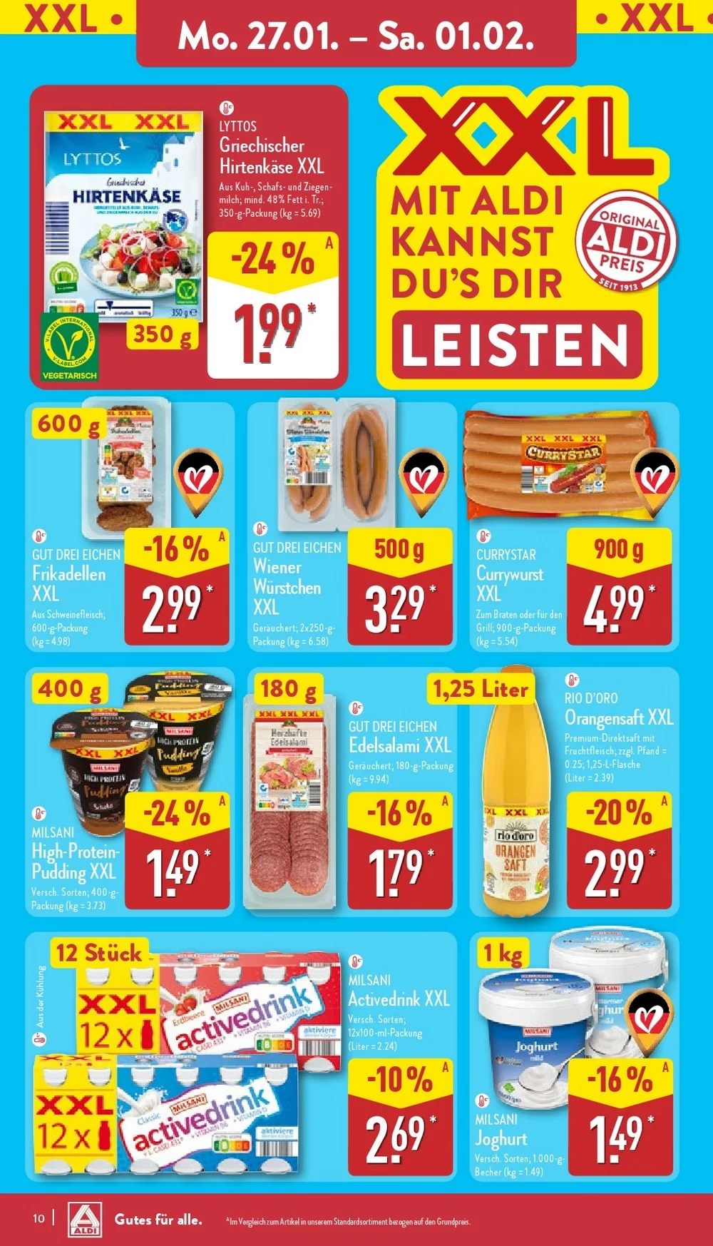 Aldi Nord Prospekt January 2025 Wöchentliche Angebote, Rabatte, Ermäßigungen und digitale Gutscheine.