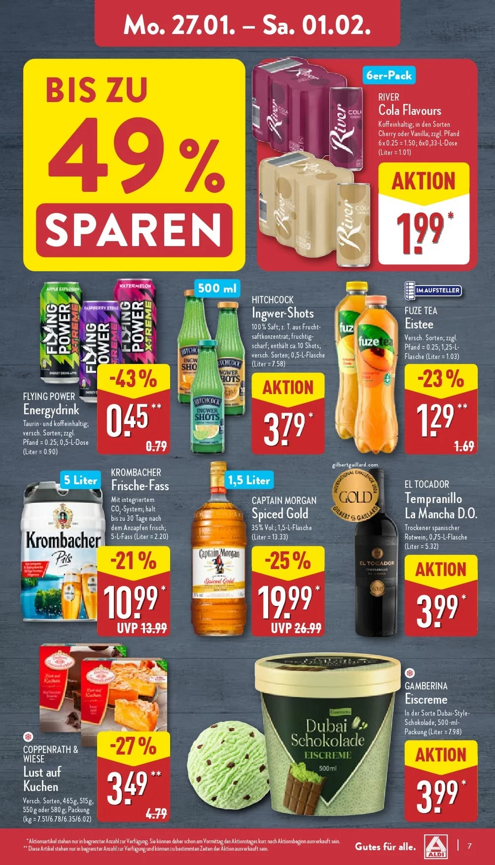 Aldi Nord Prospekt January 2025 Wöchentliche Angebote, Rabatte, Ermäßigungen und digitale Gutscheine.