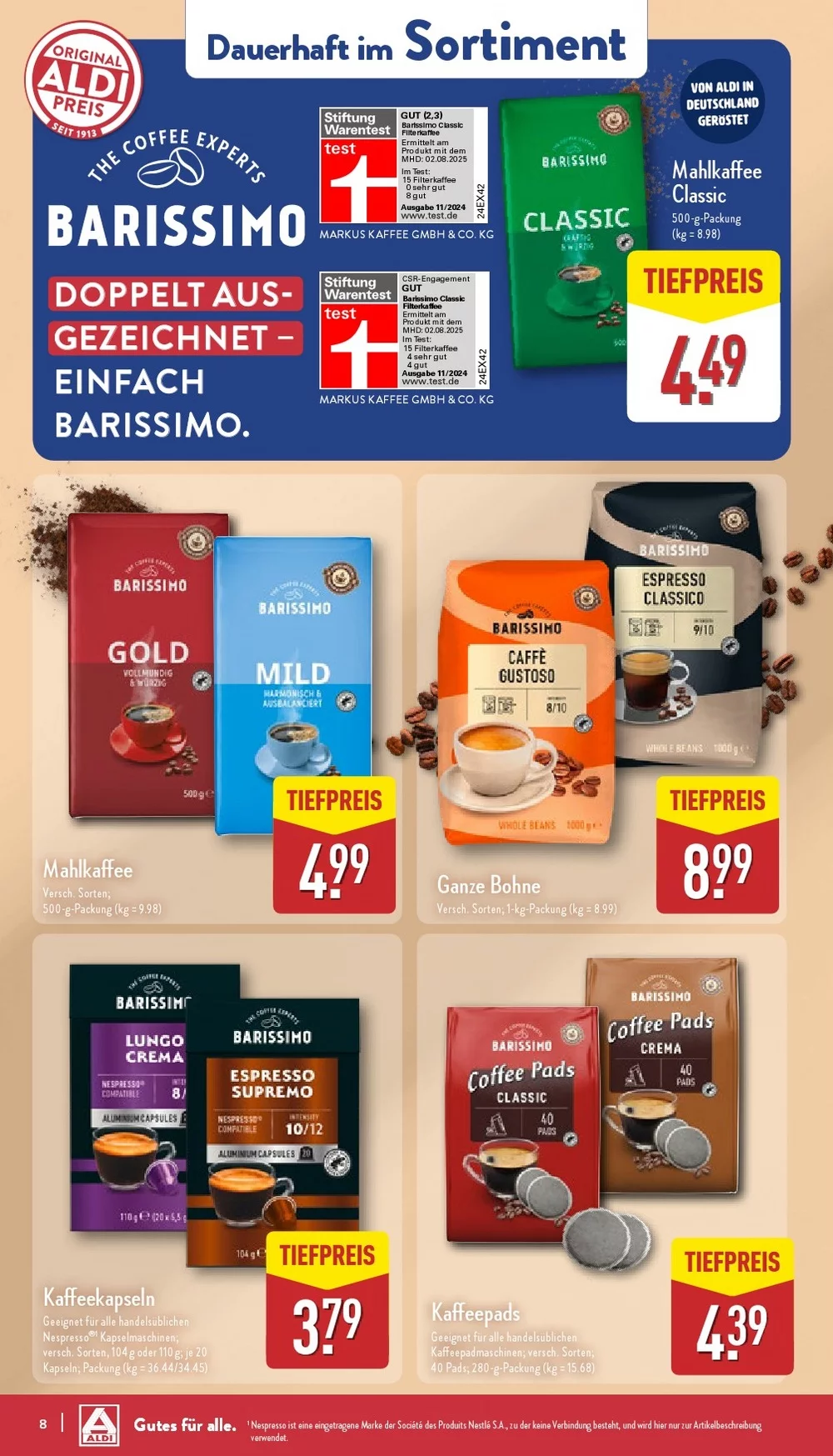 Aldi Nord Prospekt January 2025 Wöchentliche Angebote, Rabatte, Ermäßigungen und digitale Gutscheine.