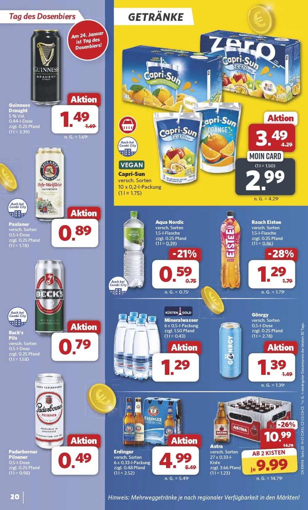 Combi January 2025 Wöchentliche Angebote, Rabatte, Ermäßigungen und digitale Gutscheine.