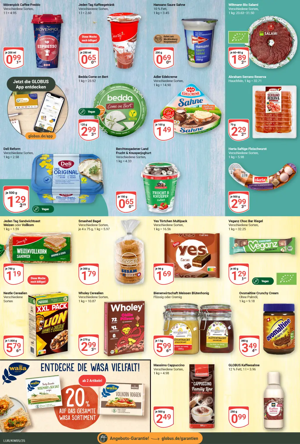 Globus January 2025 Wöchentliche Angebote, Rabatte, Ermäßigungen und digitale Gutscheine.