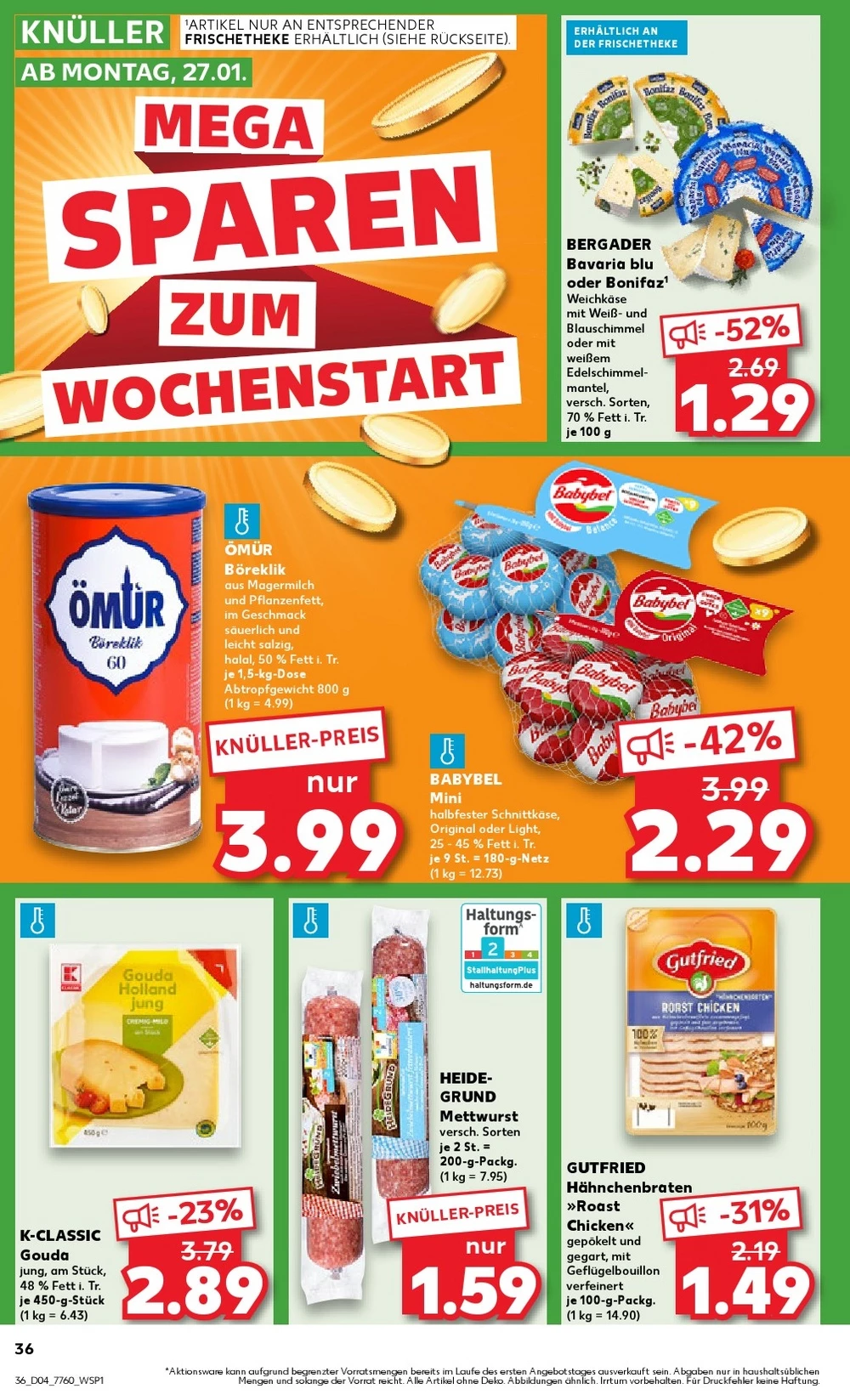 Kaufland Prospekt Wochenstart KW04