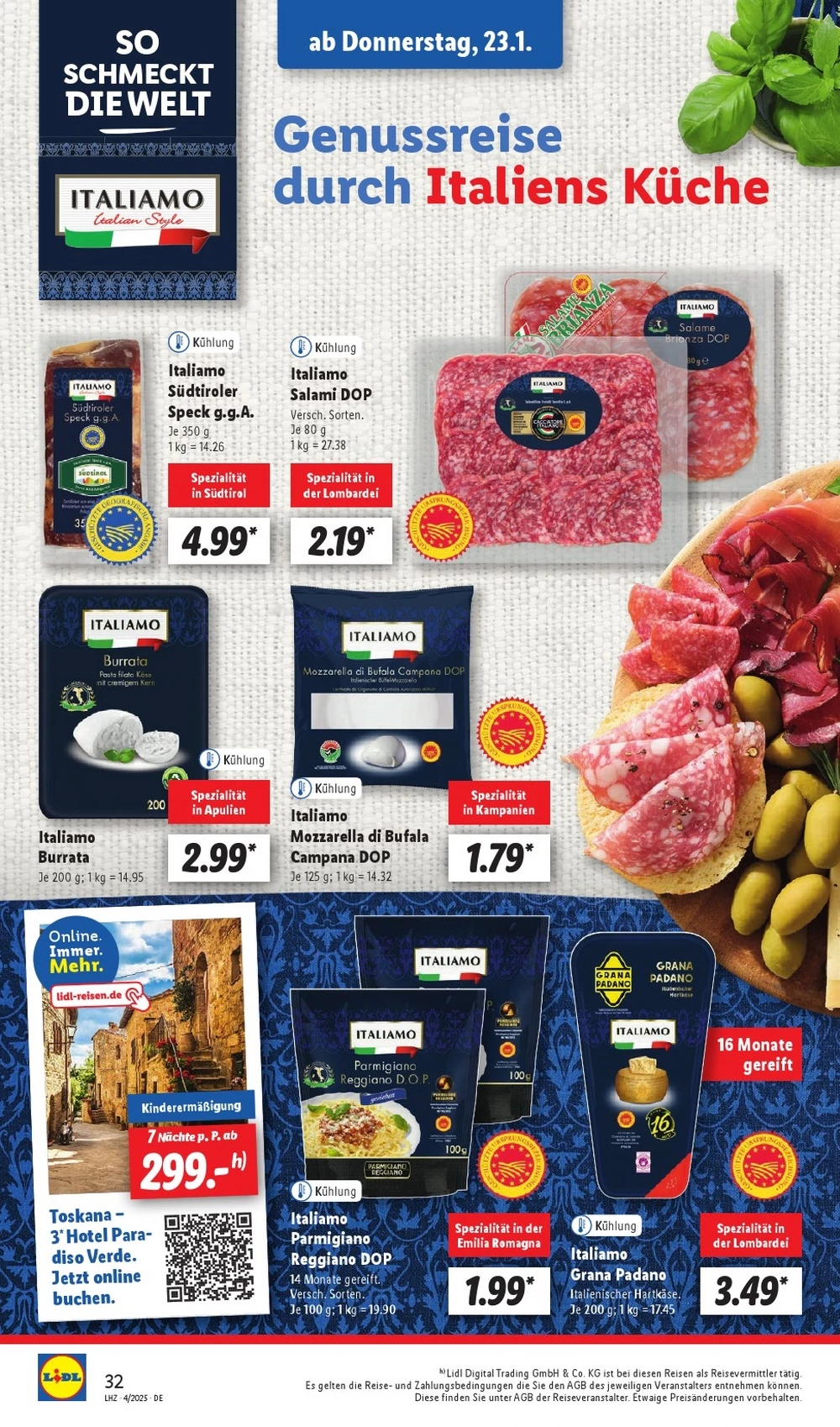 Lidl January 2025 Wöchentliche Angebote, Rabatte, Ermäßigungen und digitale Gutscheine.