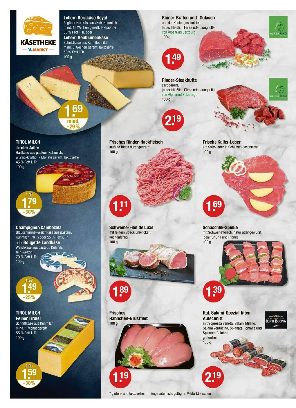 V-Markt January 2025 Wöchentliche Angebote, Rabatte, Ermäßigungen und digitale Gutscheine.