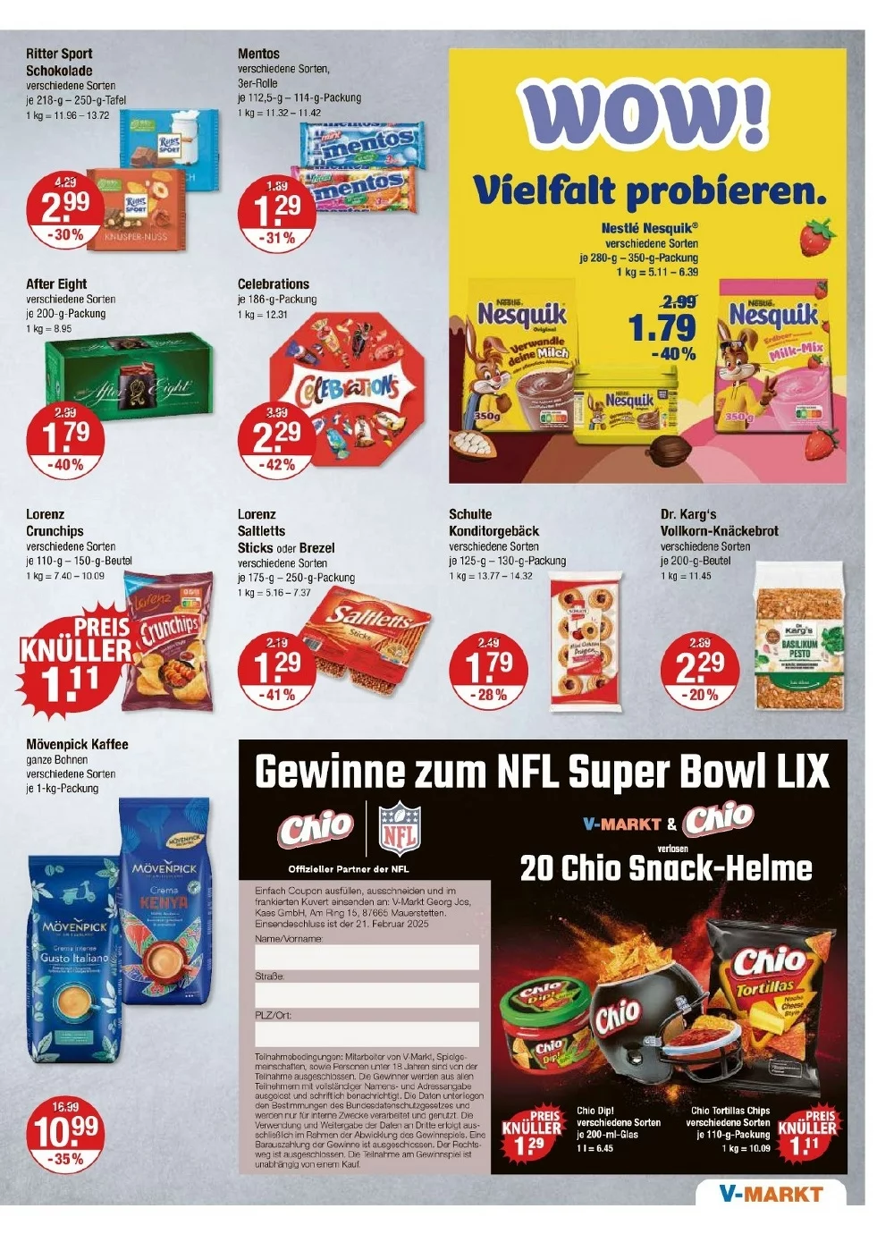 V-Markt January 2025 Wöchentliche Angebote, Rabatte, Ermäßigungen und digitale Gutscheine.