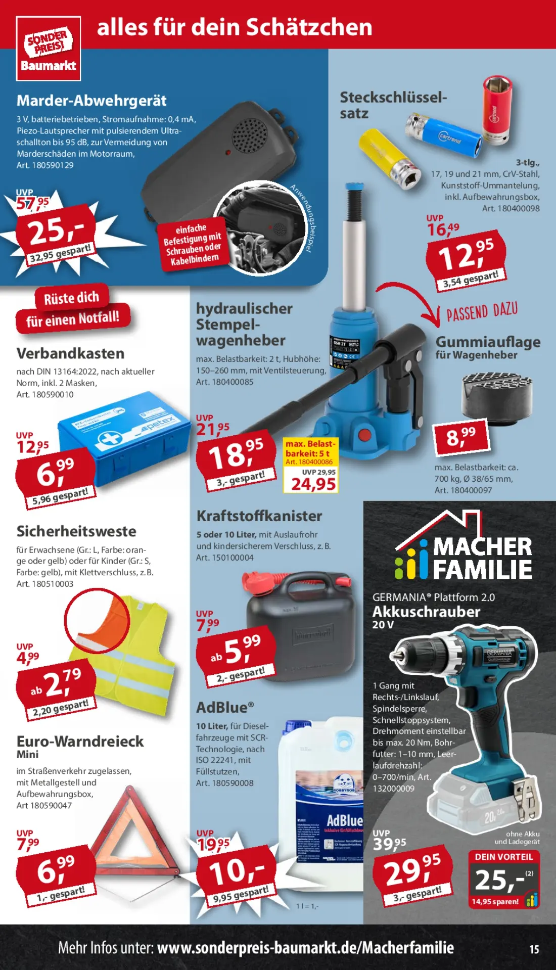 sonderpreis Baumarkt February 2025 Wöchentliche Angebote, Rabatte, Ermäßigungen und digitale Gutscheine.