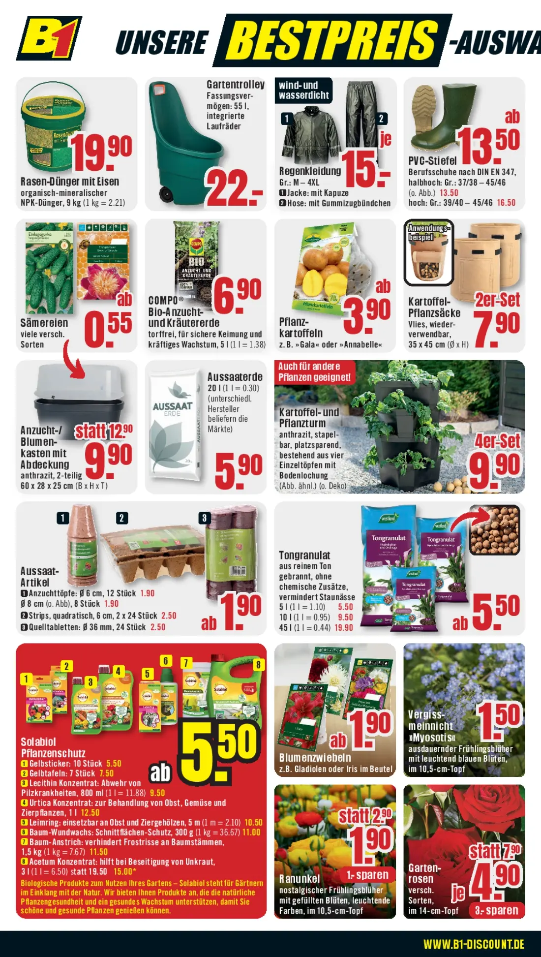 B1 Discount Baumarkt March 2025 Wöchentliche Angebote, Rabatte, Ermäßigungen und digitale Gutscheine.